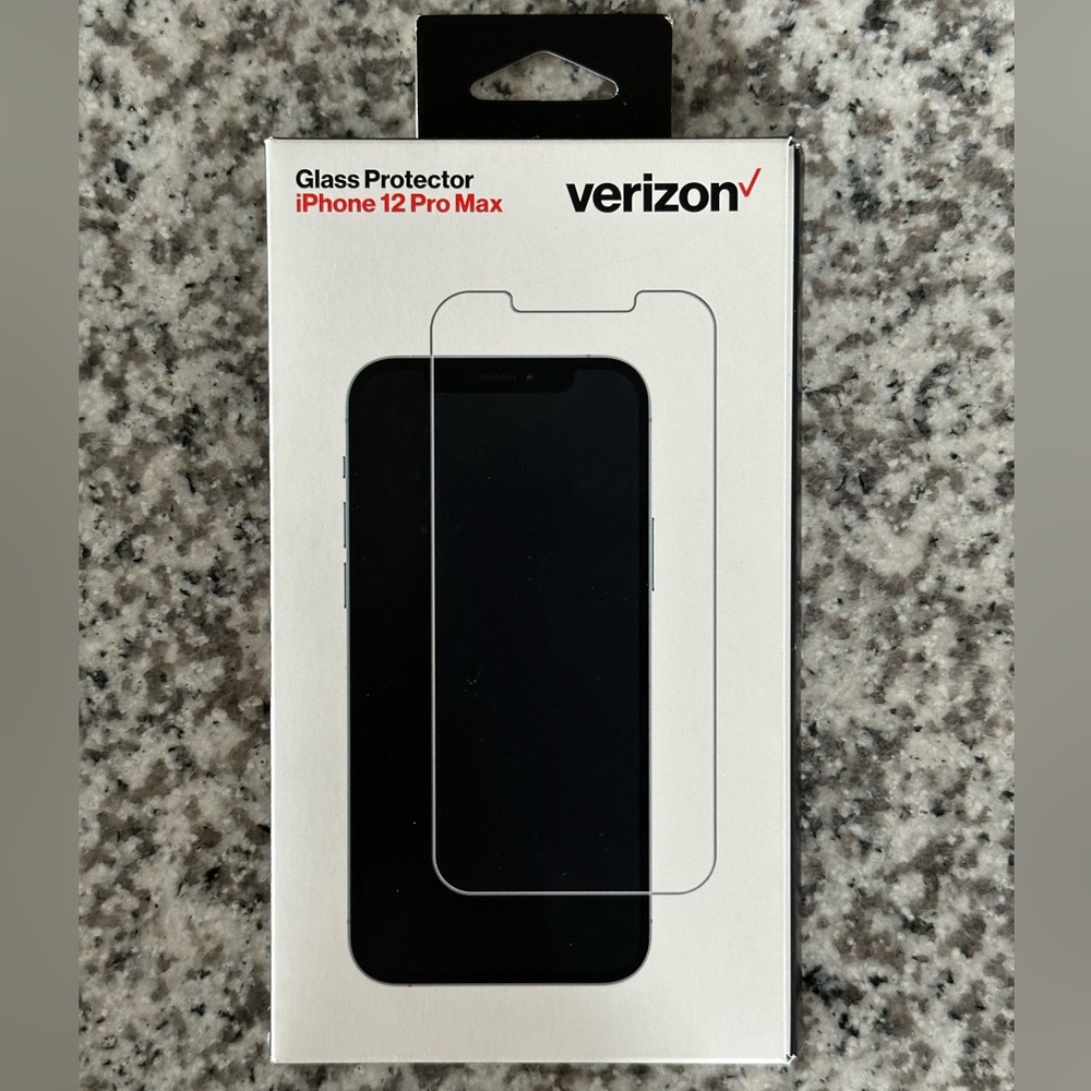 Verizon Tempered Glass Screen Protector For iPhone 12 Pro Max